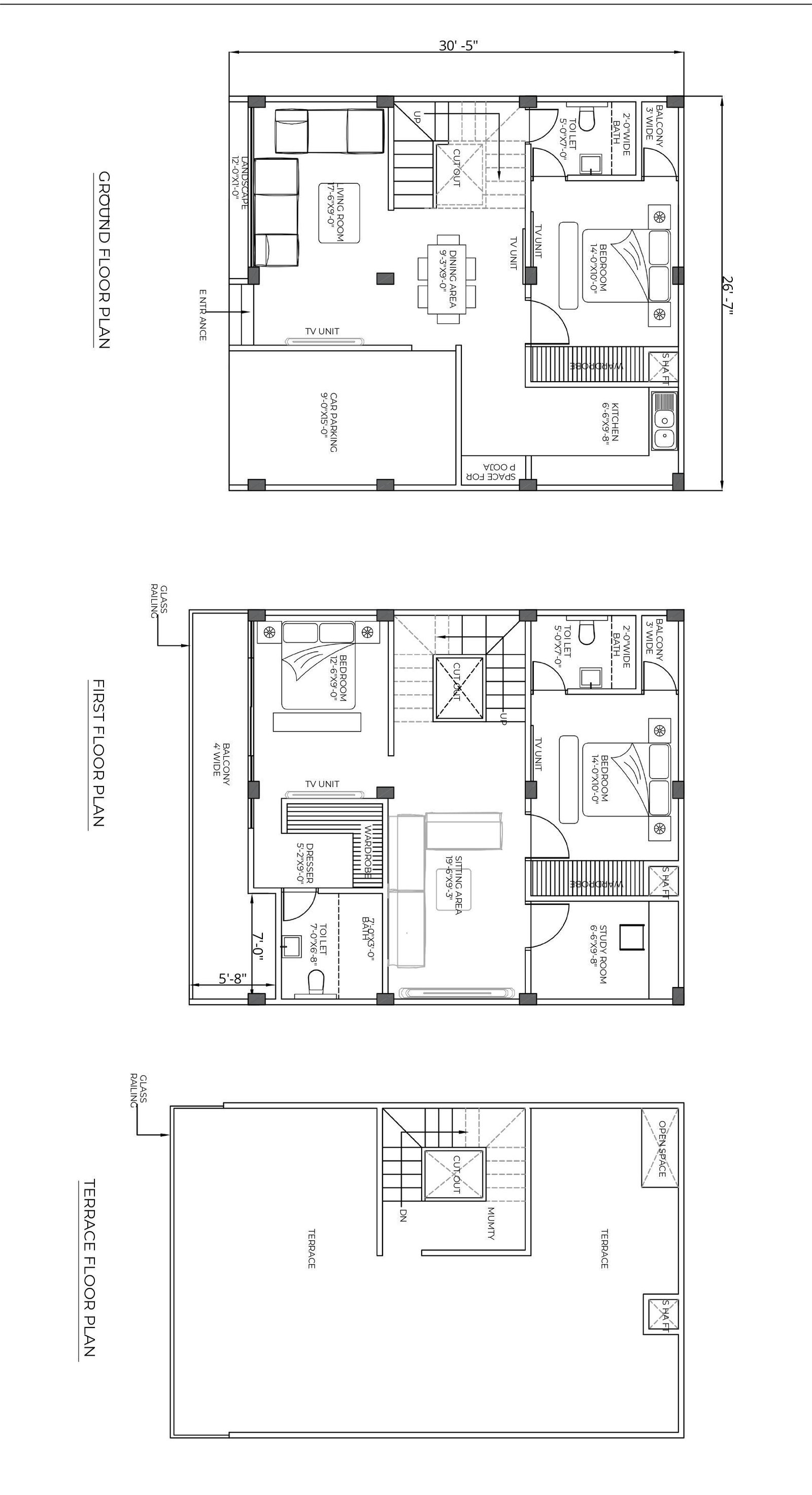 90 Yard Floor Plan